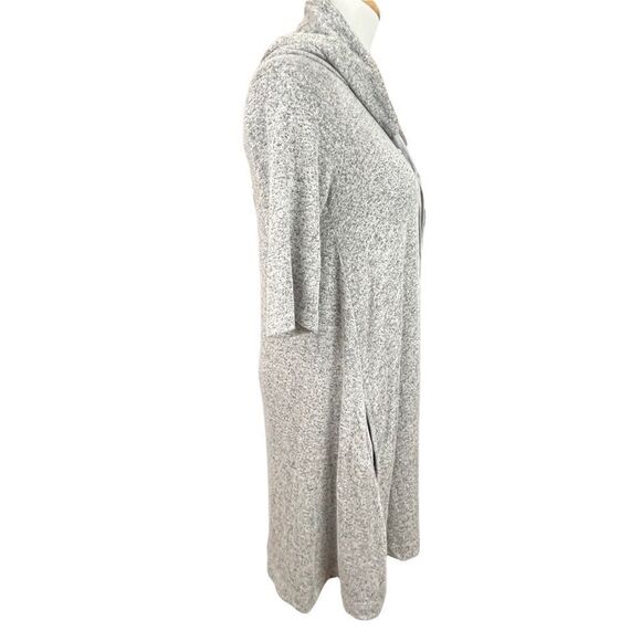 Lou & Grey Signature Soft Oversized Marled Knit Cowl Neck Dress XS - Picture 2 of 8